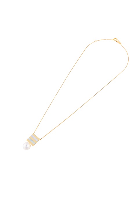 【xUyeda jeweller】BORDER PEARL NECKLACE