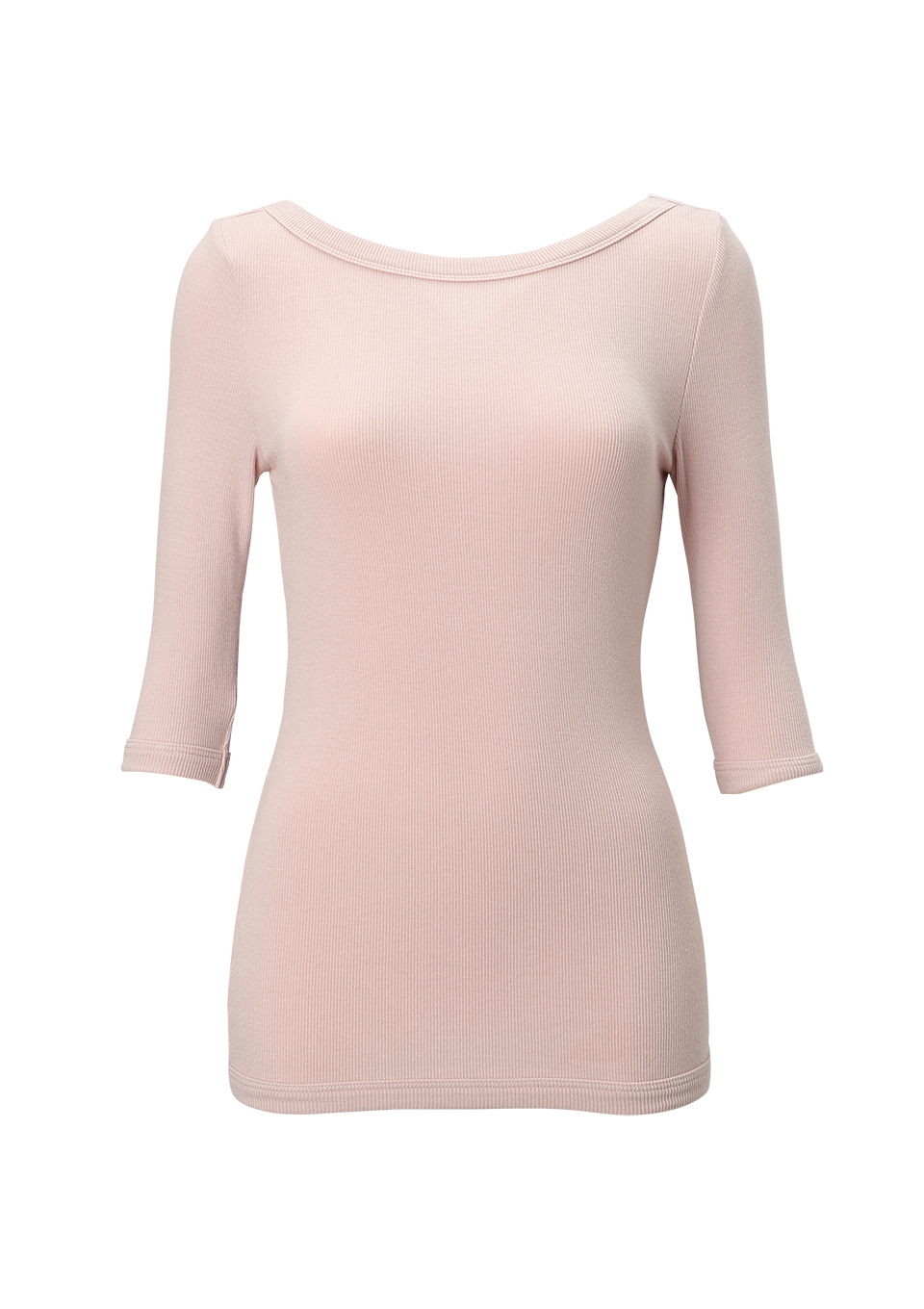 HALF SLEEVE RIB TEE