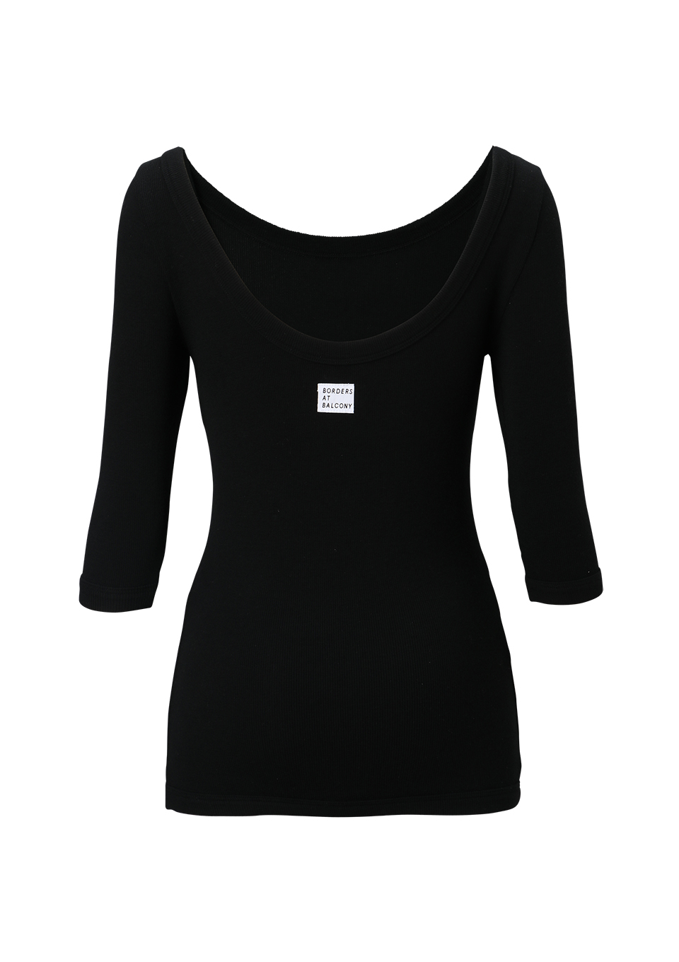 HALF SLEEVE RIB TEE