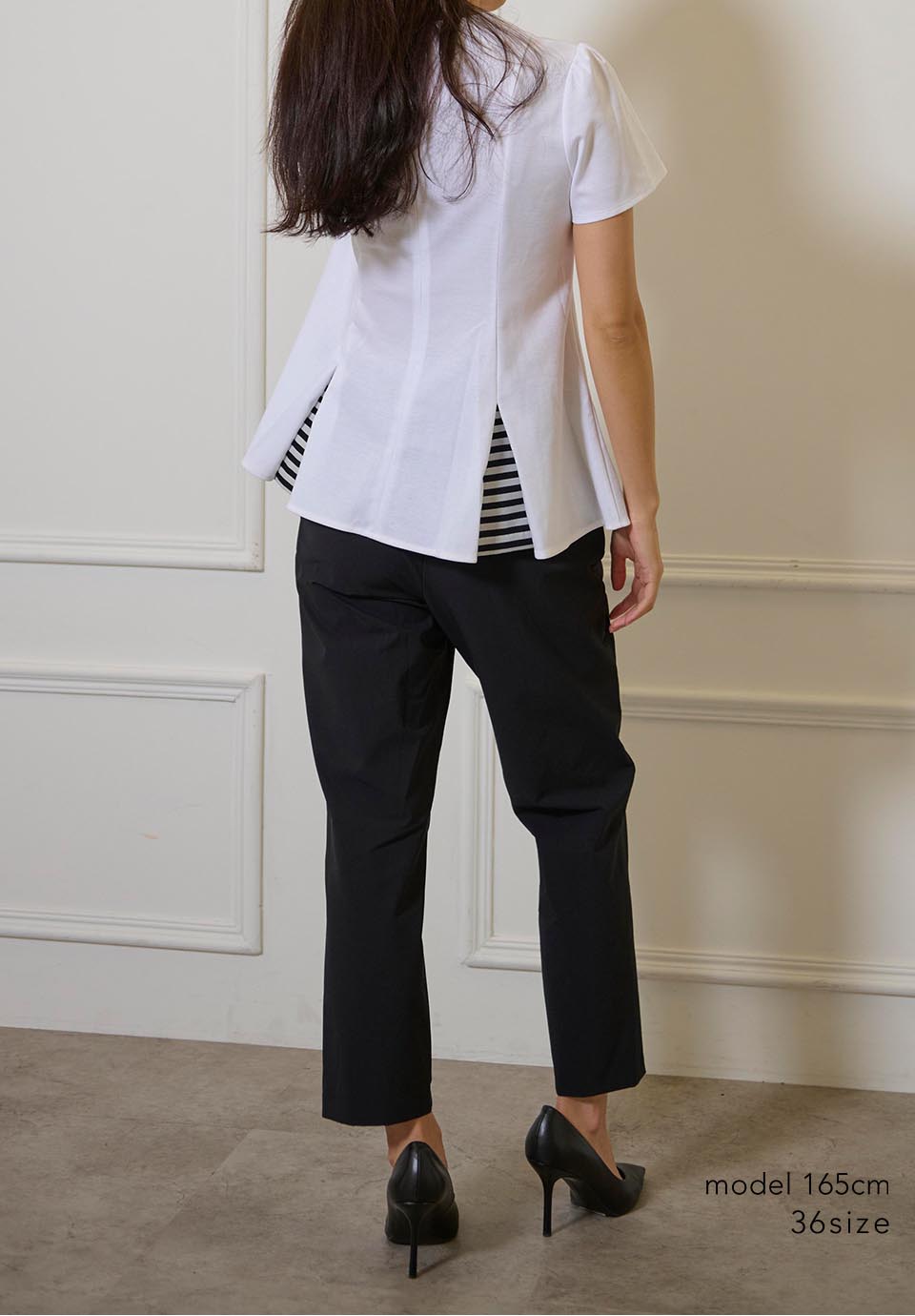 BORDER FLARE TEE