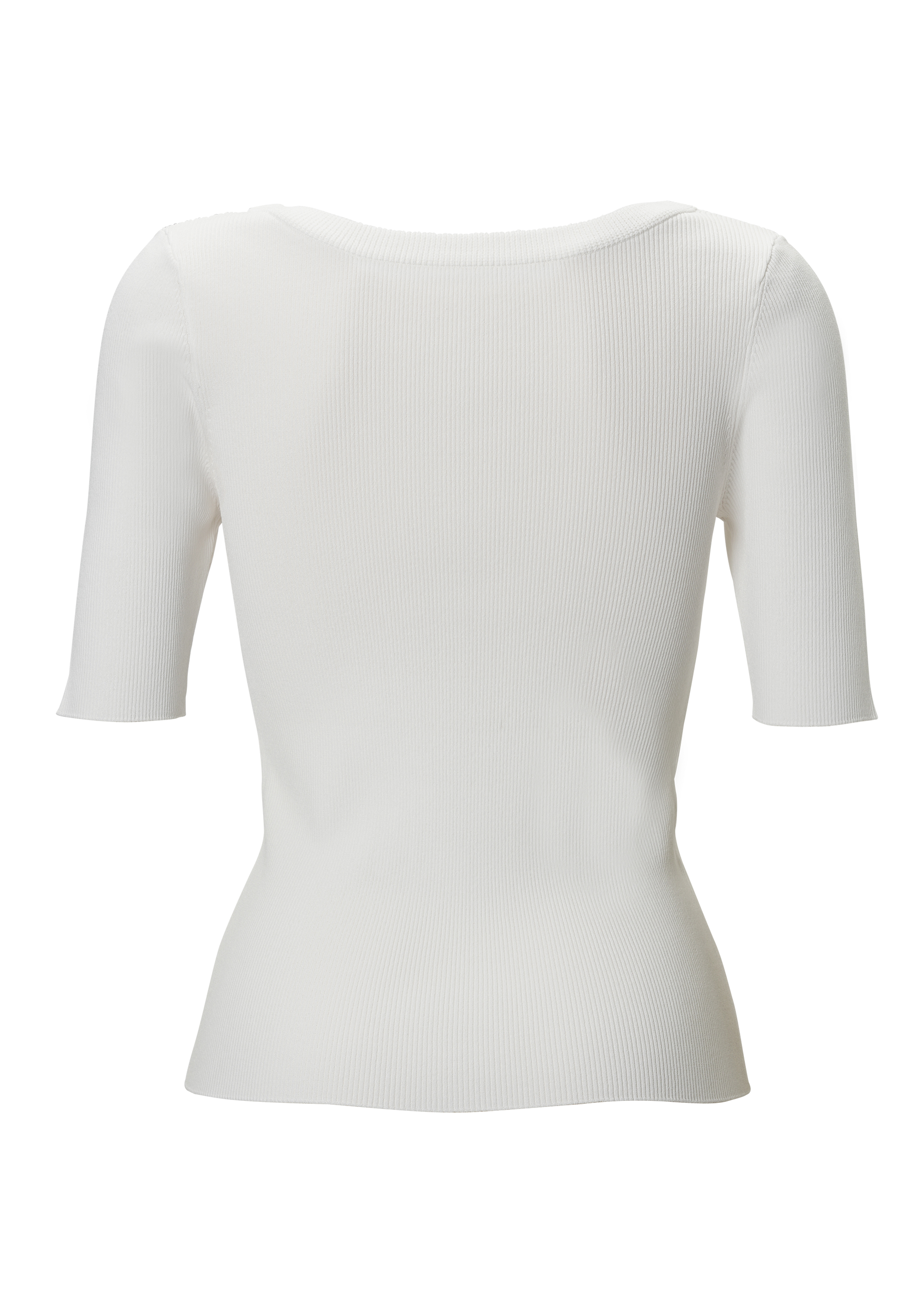 【2WAY】RIB KNIT HALF TOP