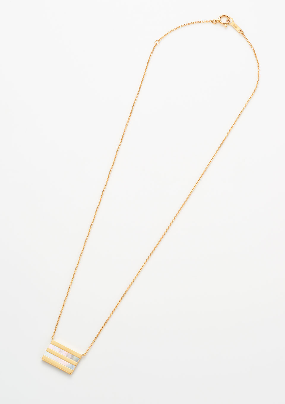 BORDER RECTANGLE NECKLACE