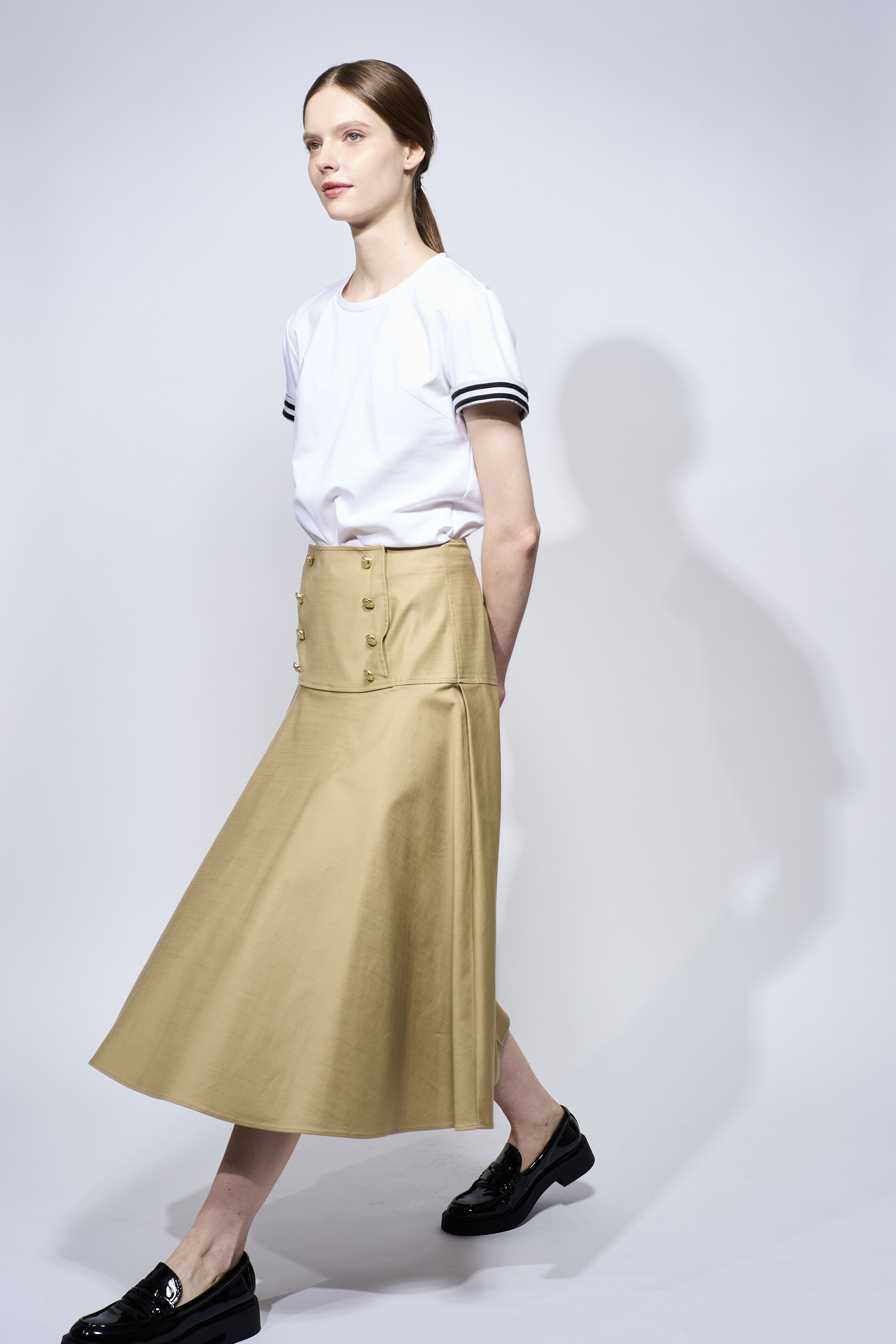 BORDER CUFF TEE