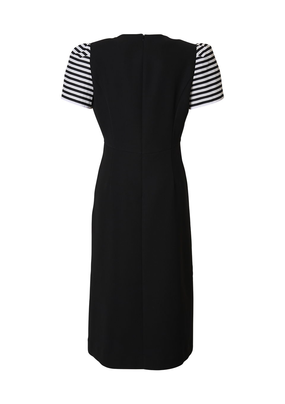 BORDER SLEEVES DRESS