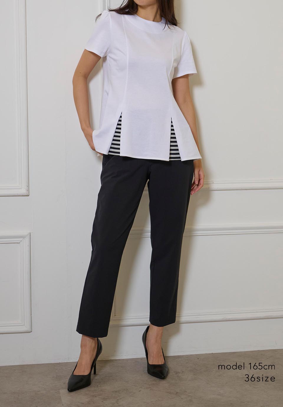 BORDER FLARE TEE