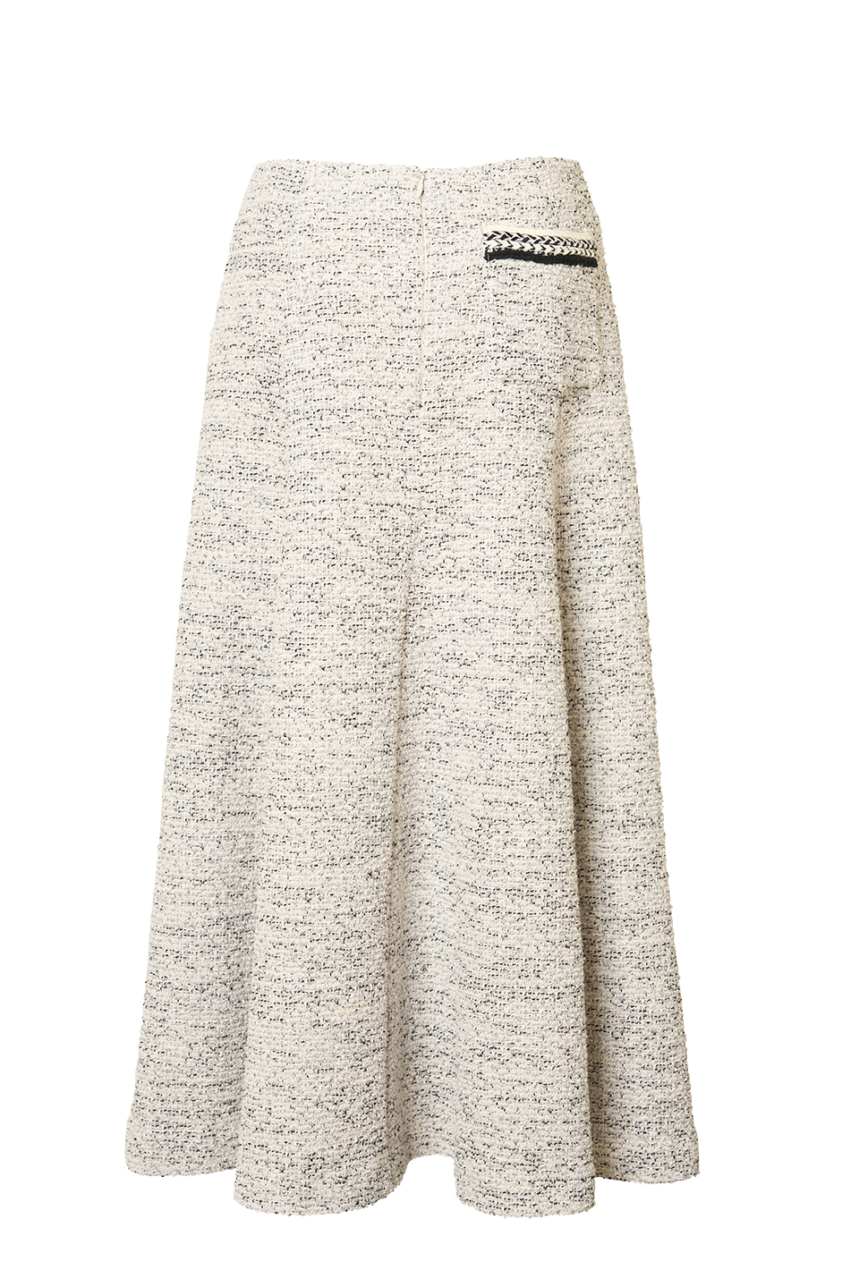 TWEED TUCK SKIRT