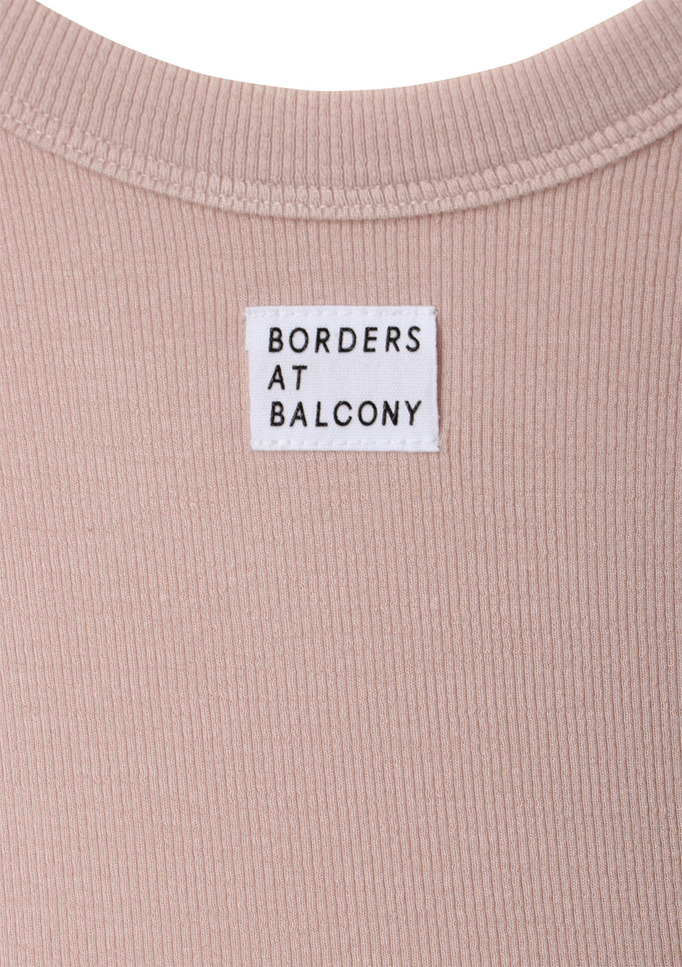 HALF SLEEVE RIB TEE