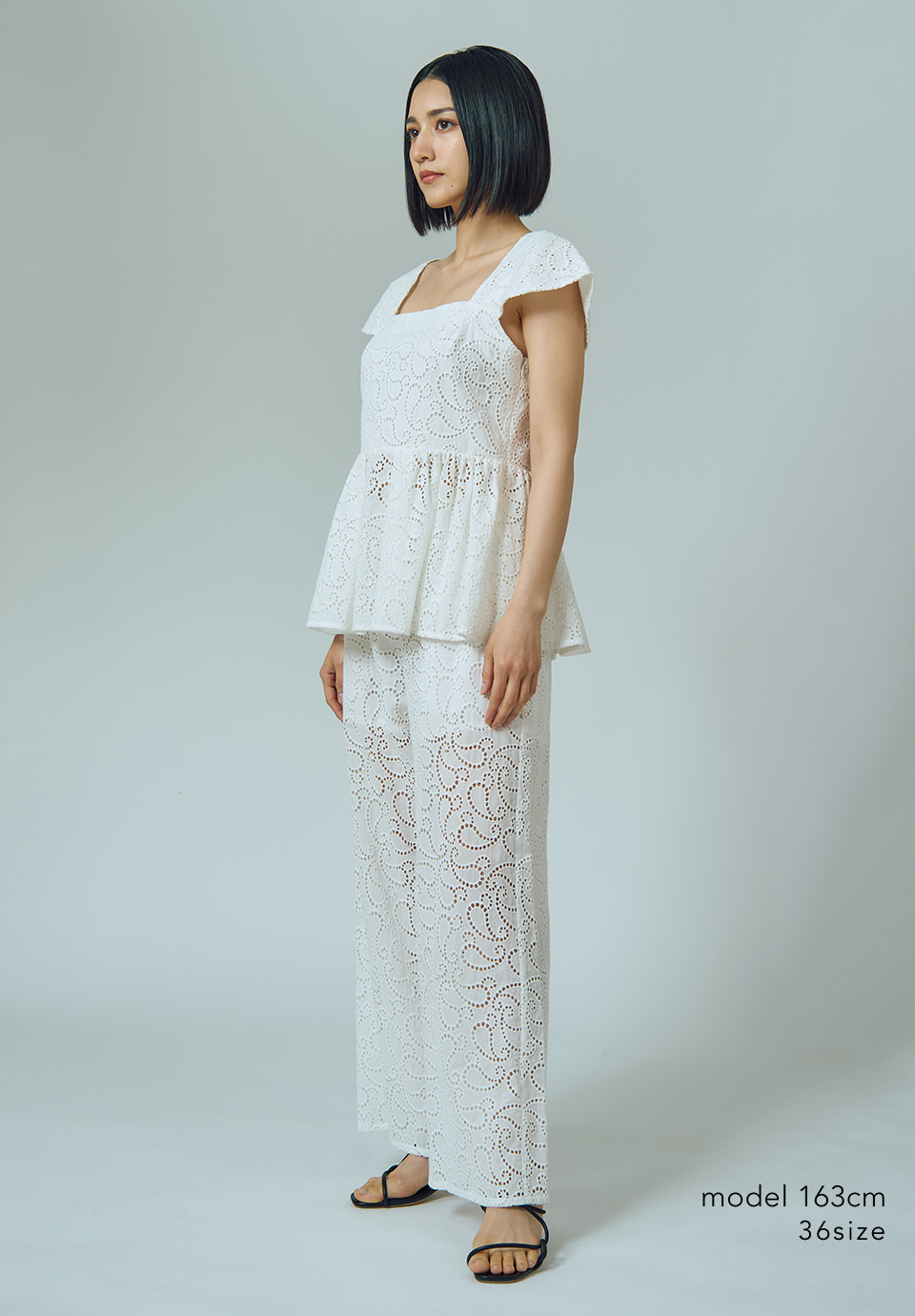 COTTON LACE PANTS