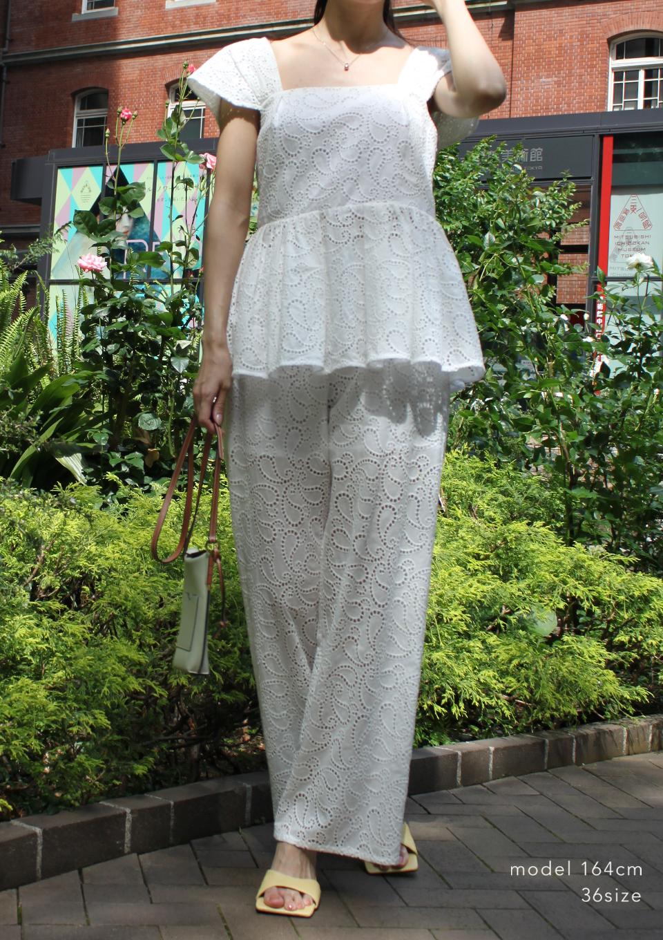 COTTON LACE PANTS