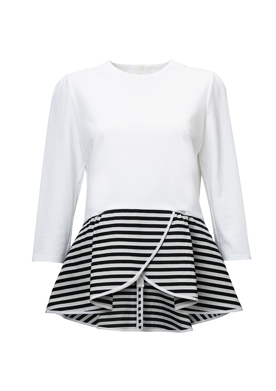PEPLUM TEE 3/4