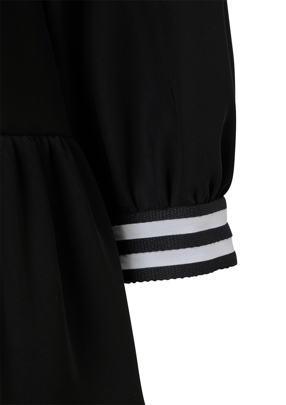 TWILL TIERED BLOUSE