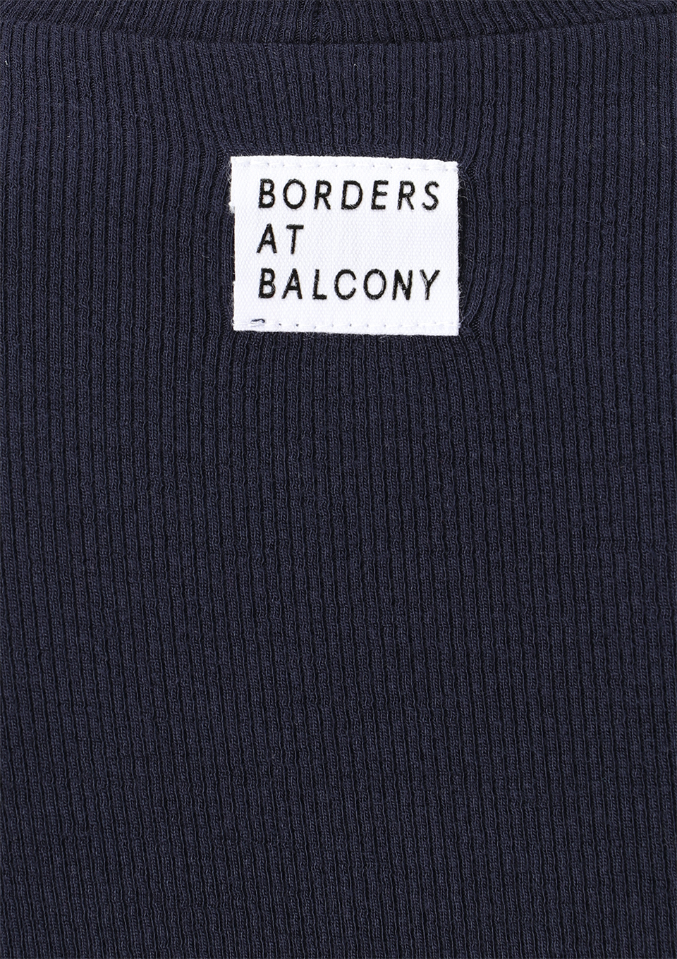 HIGHNECK SHORT SLEEVE RIB TEE