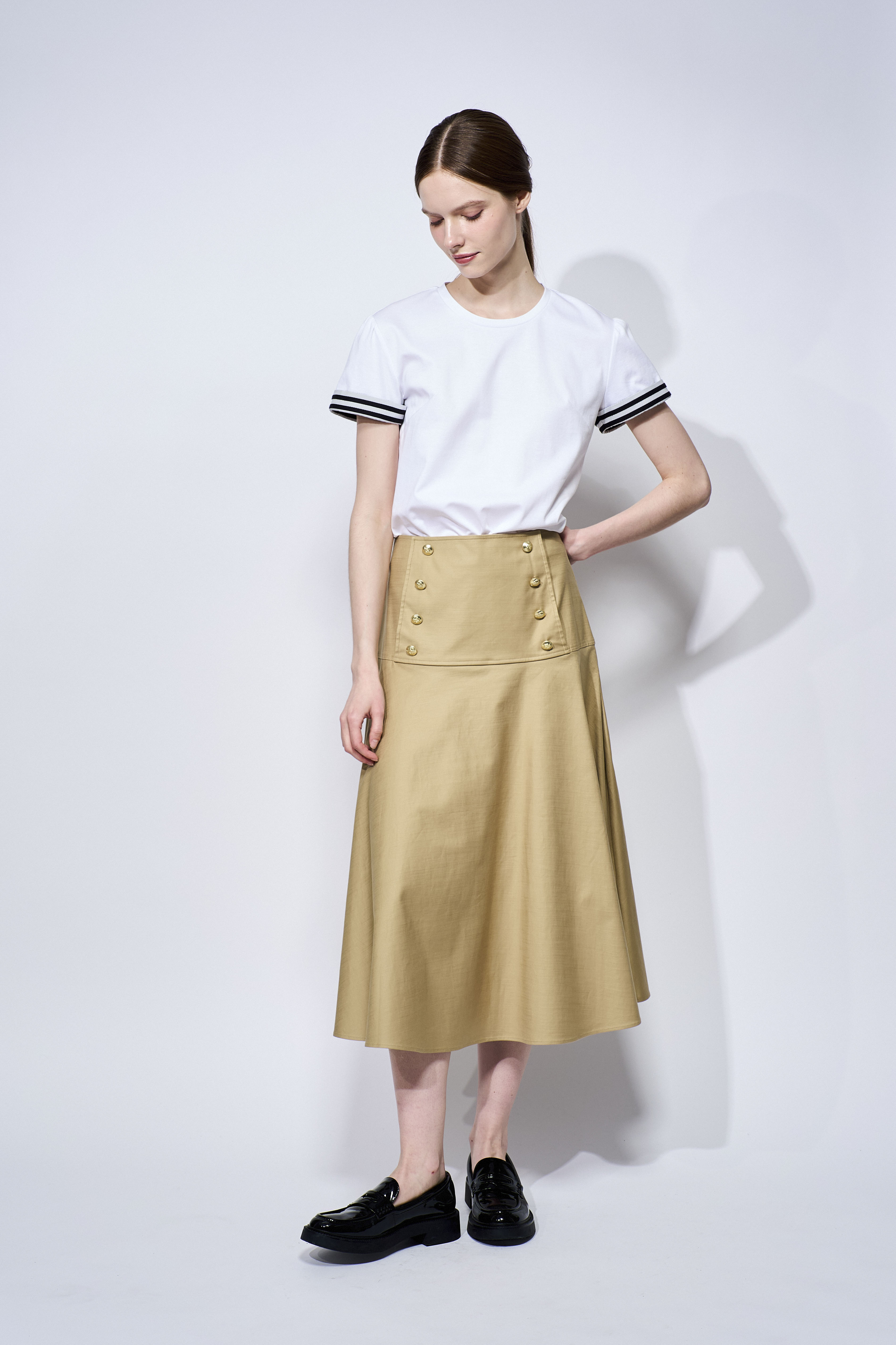 BORDER CUFF TEE
