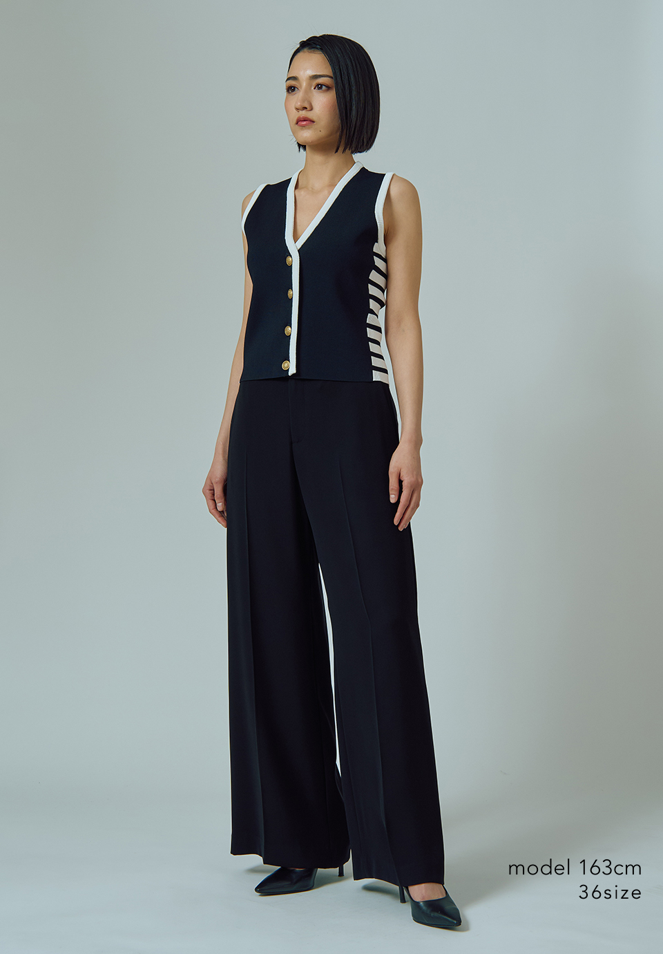 TWILL WIDE PANTS LIGHT