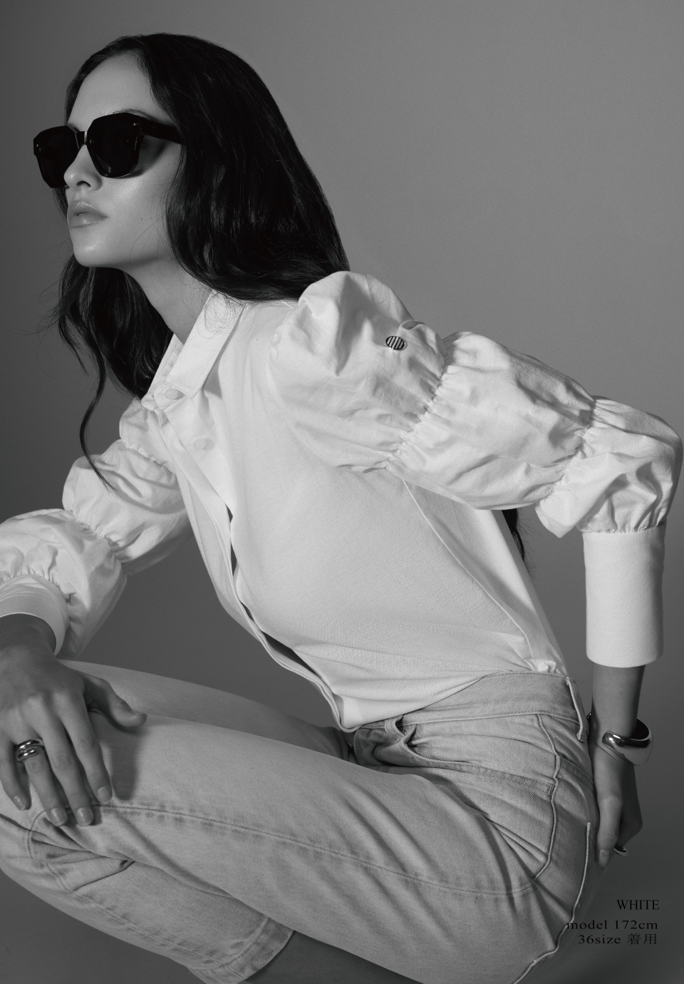 TIERED SLEEVES BLOUSE