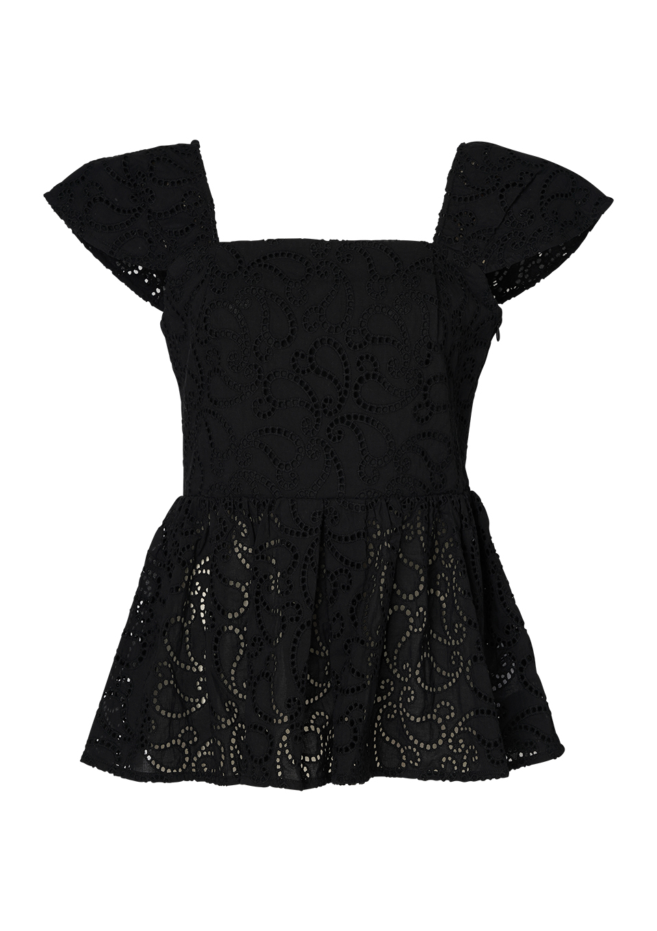 COTTON LACE TOP