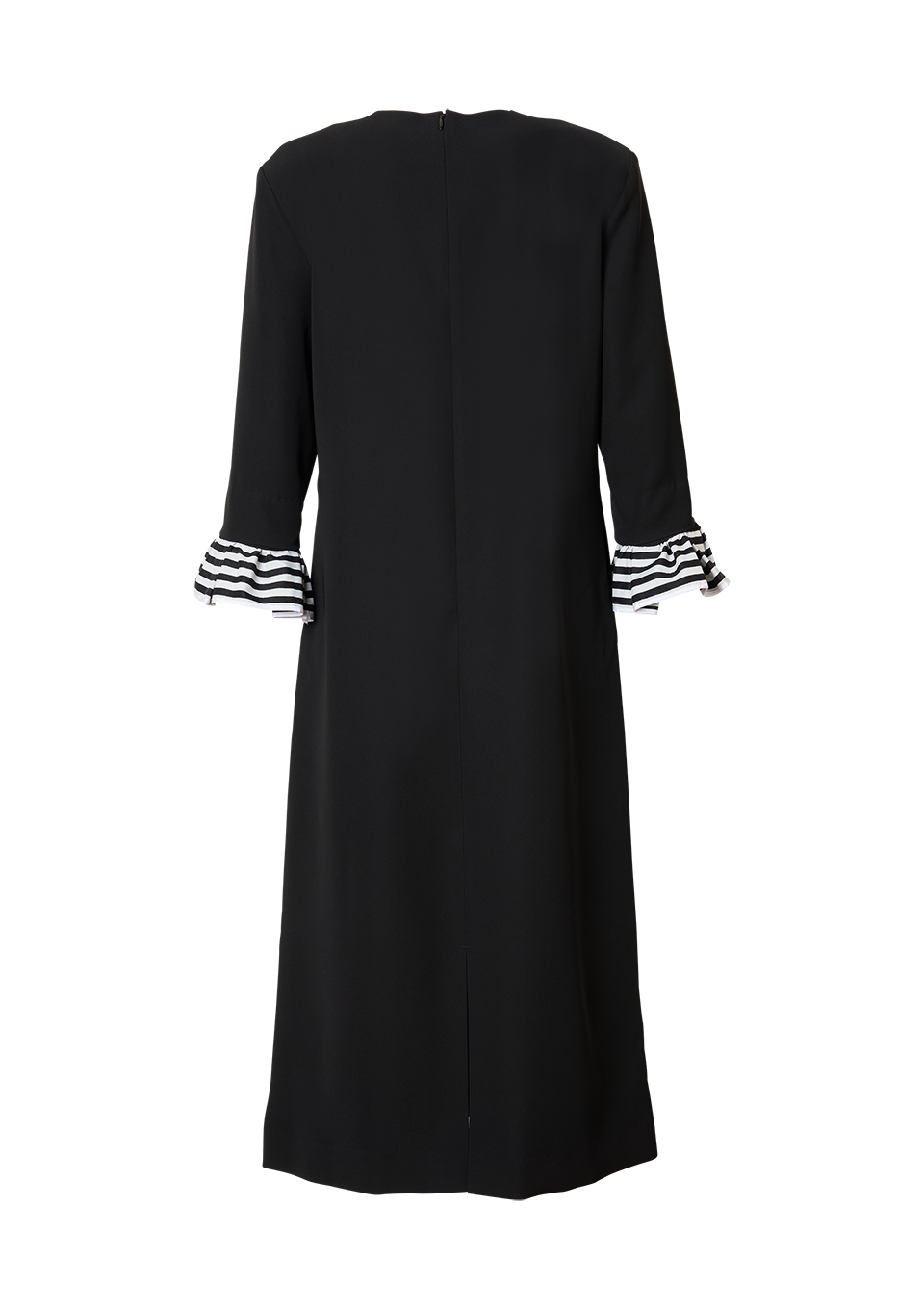 RUFFLE SLEEVES DRESS