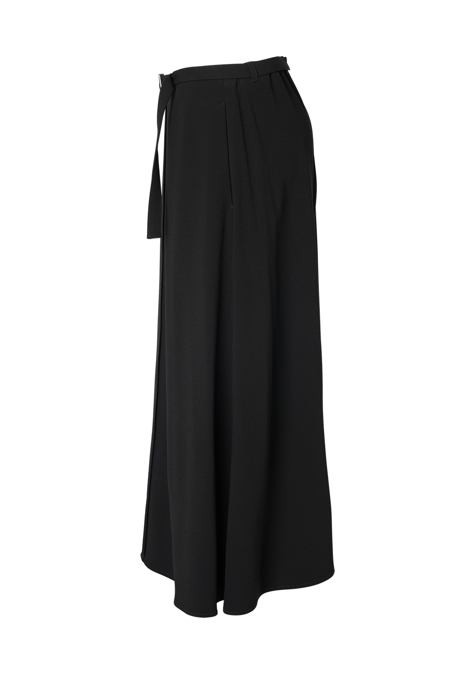 BACK SATIN SKIRT