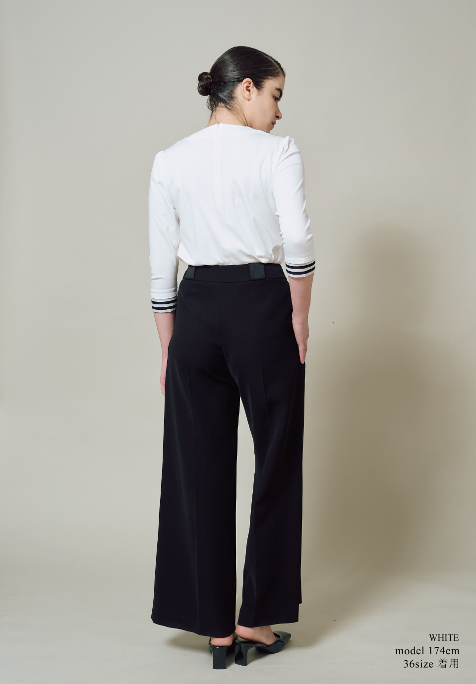 BORDER LONGSLEEVES TEE