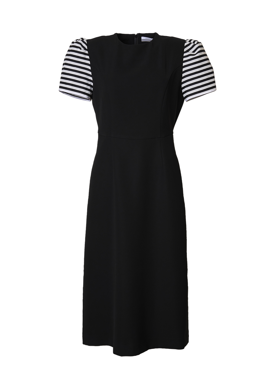 BORDER SLEEVES DRESS