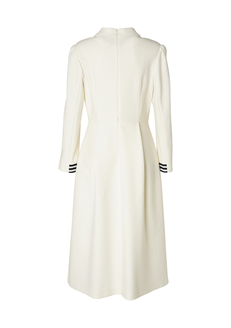 WOOL TUCK DRESS
