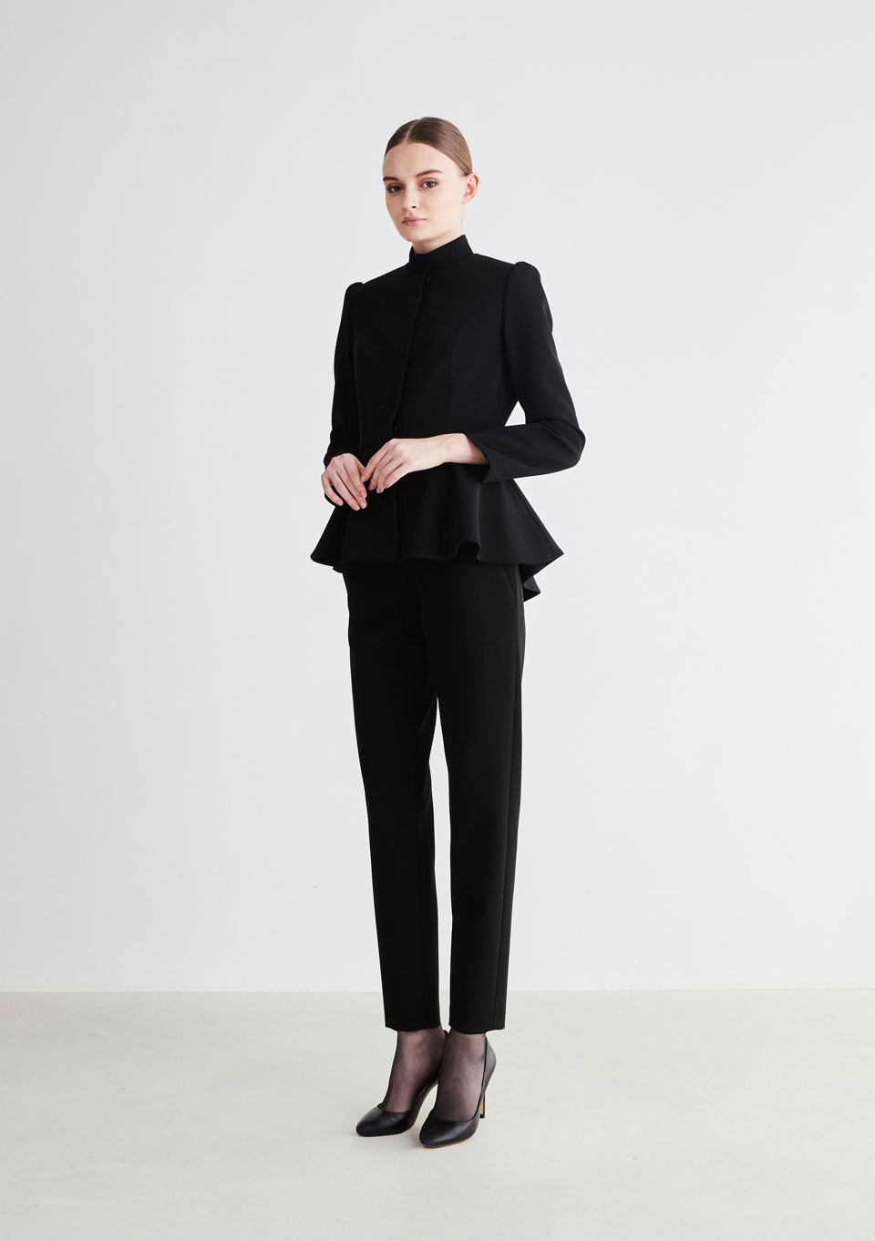 TAPERED PANTS NOIR