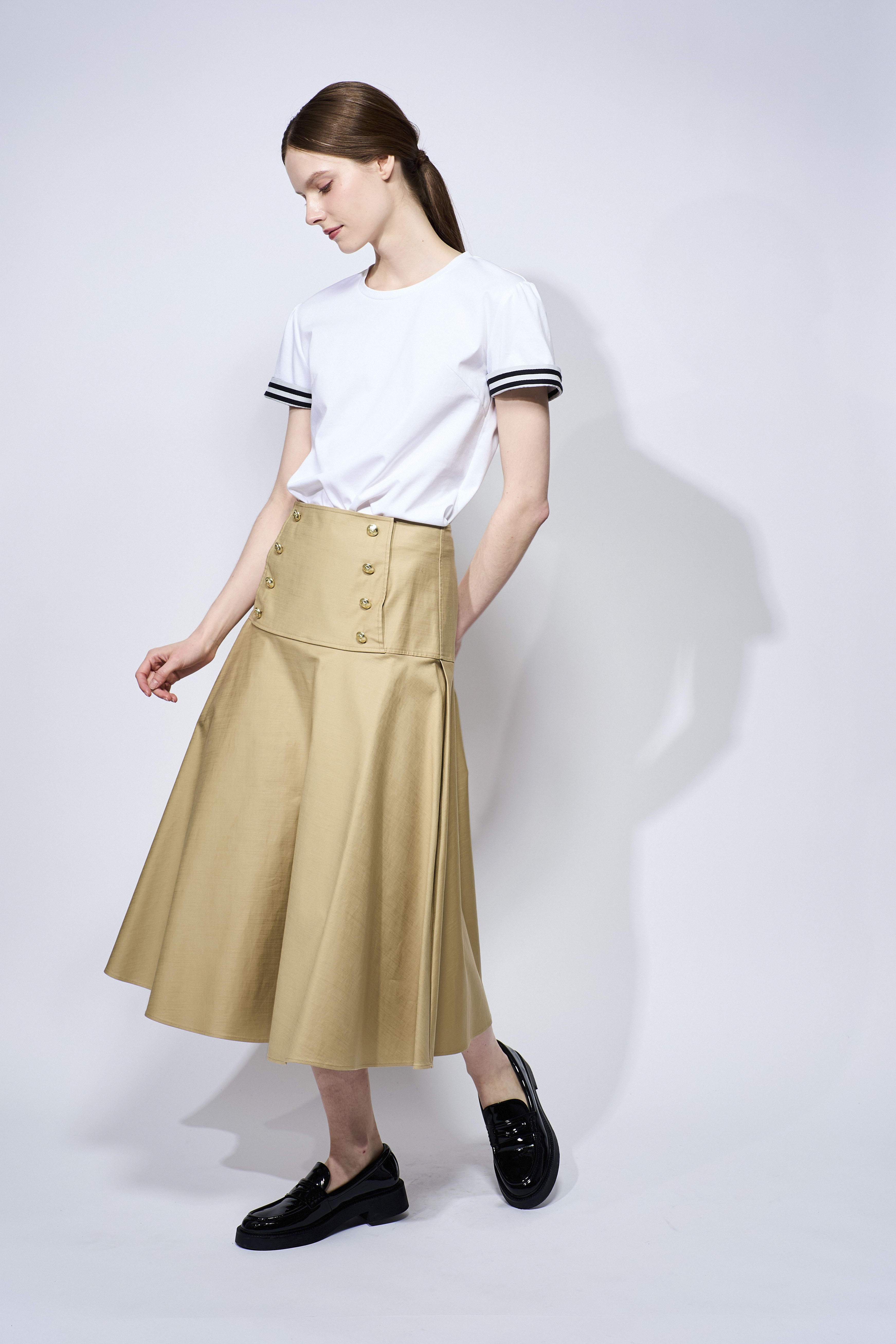 BORDER CUFF TEE