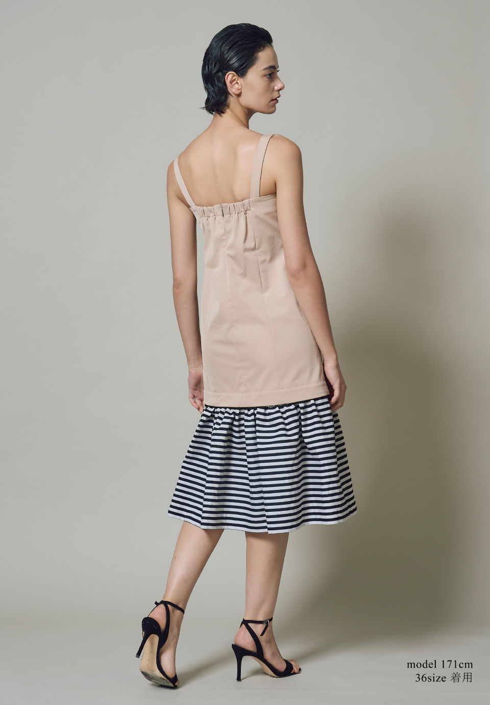 BORDER STRAP DRESS