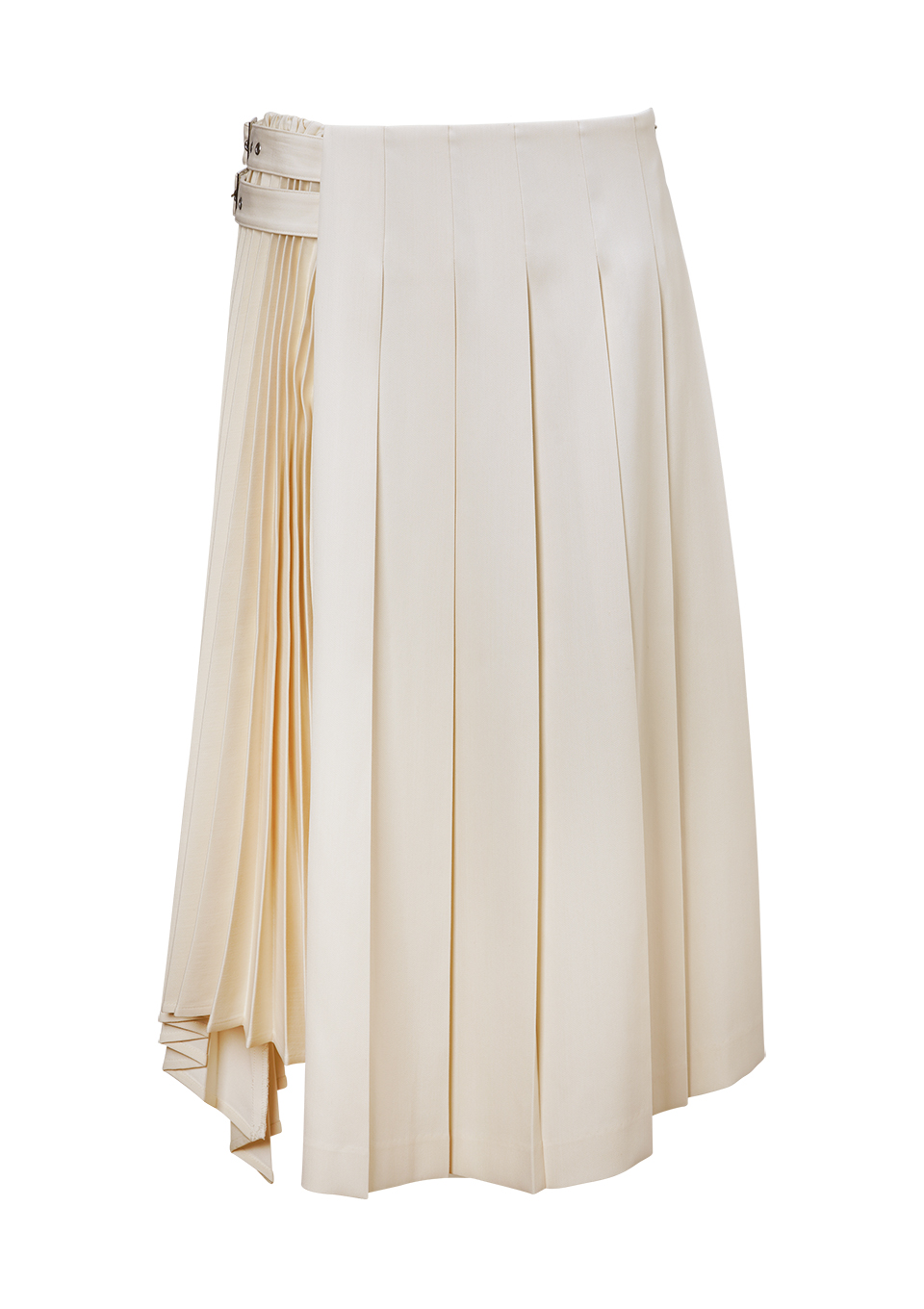 BELTED PLEATS SKIRT