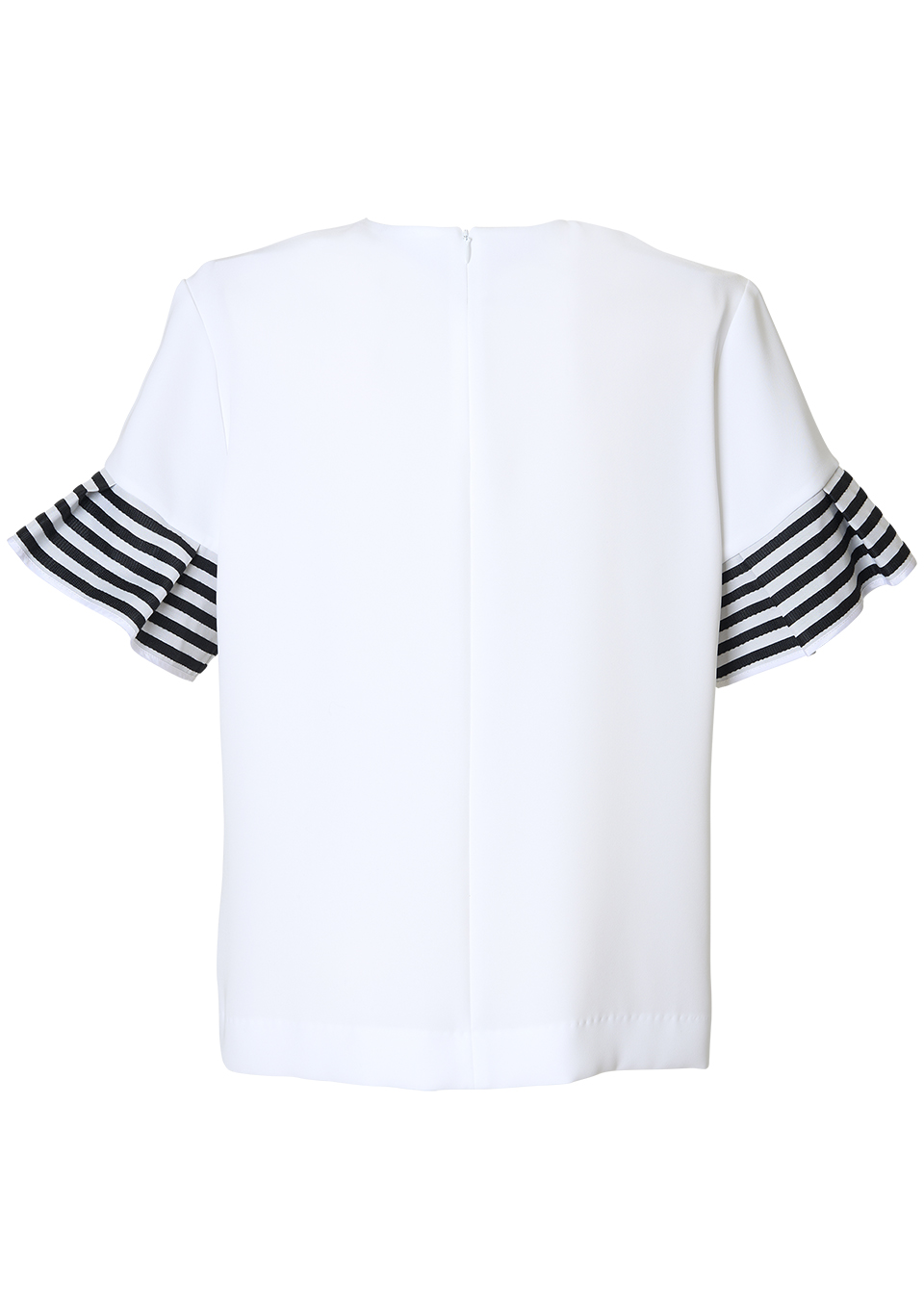 FLARE SLEEVES TWILL BLOUSE