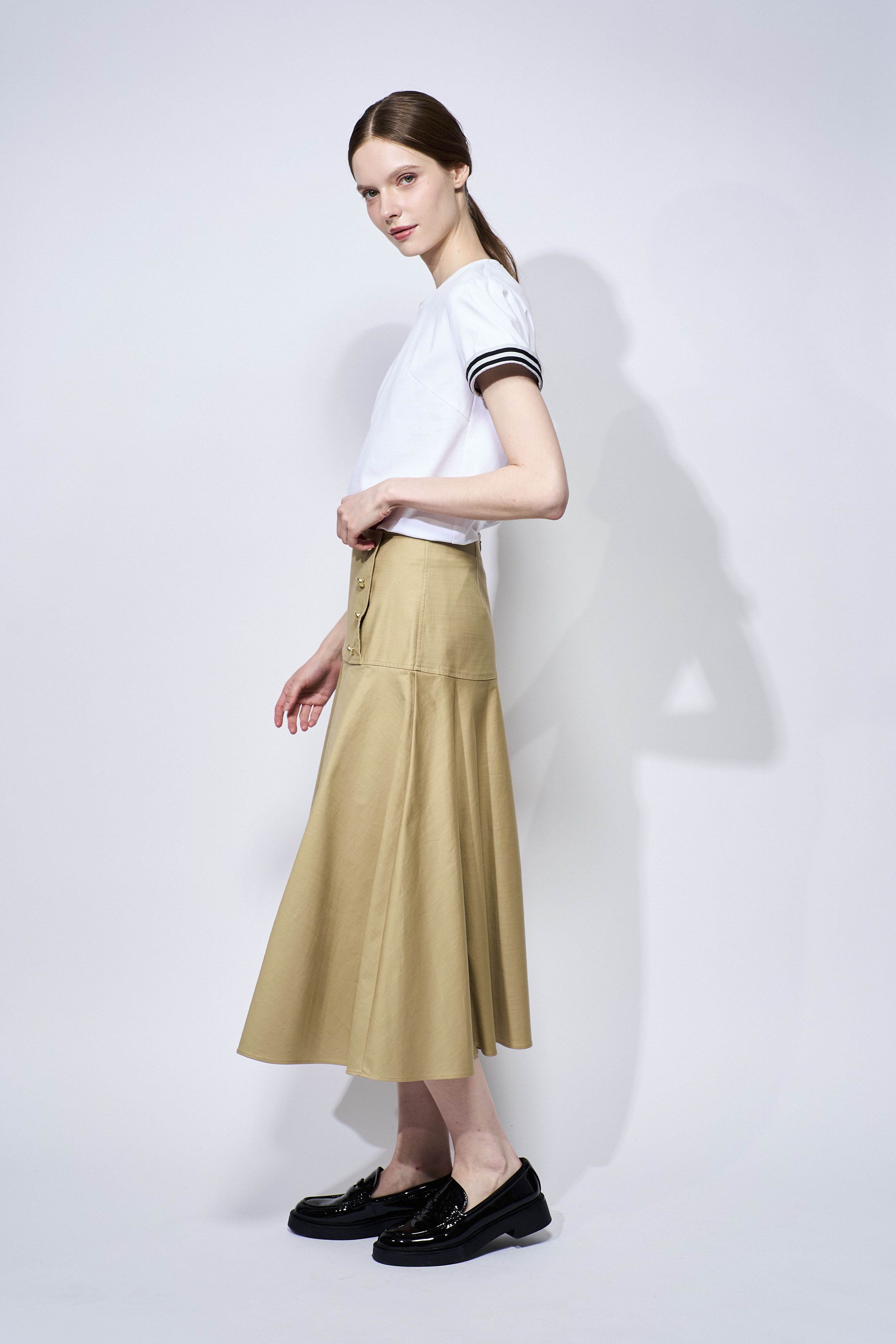 BORDER CUFF TEE