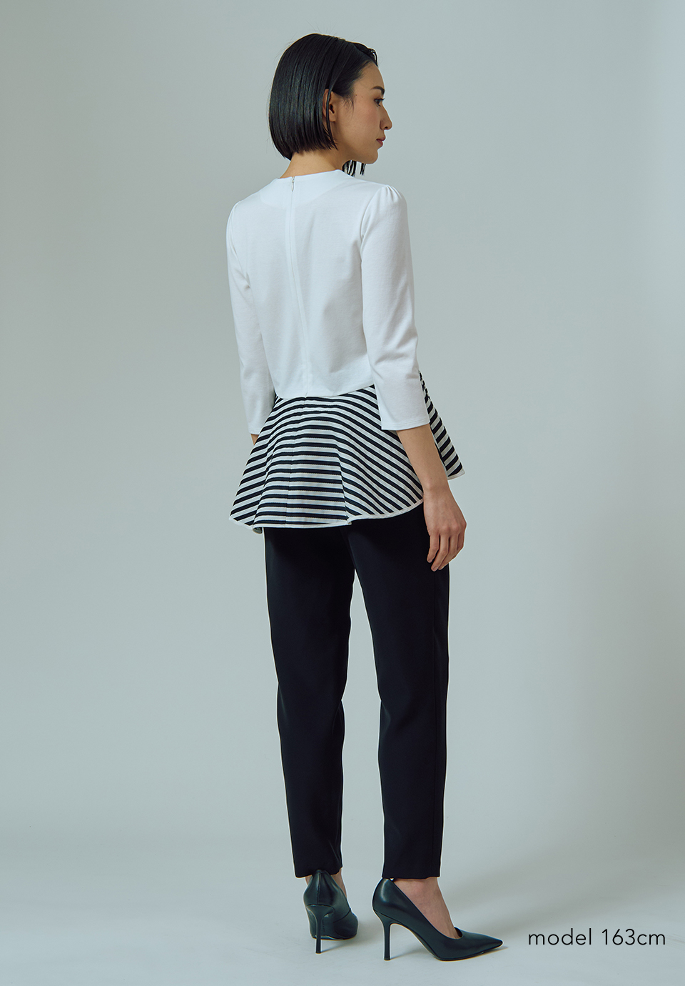PEPLUM TEE 3/4