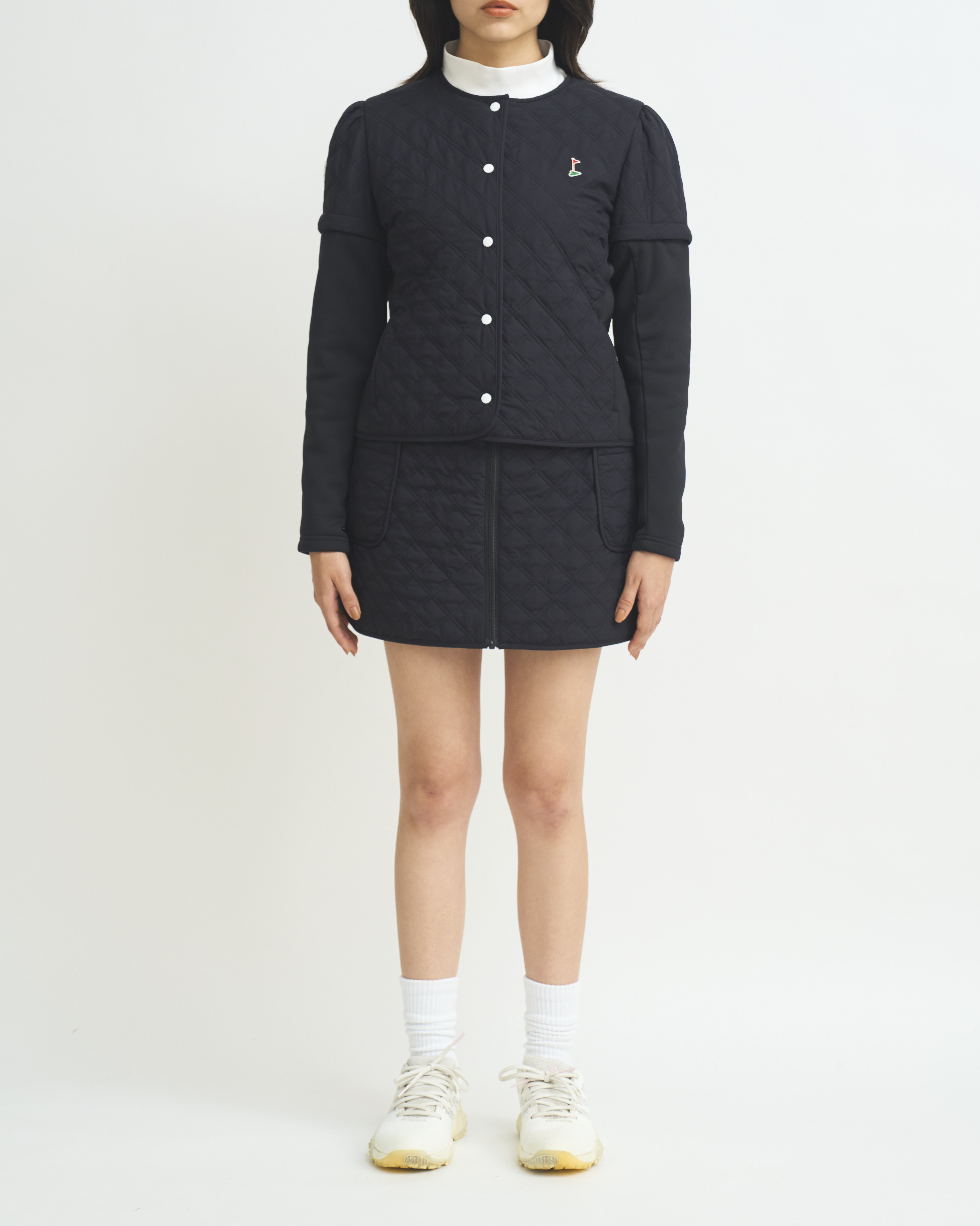 GDT QUILTED MINI SKIRT