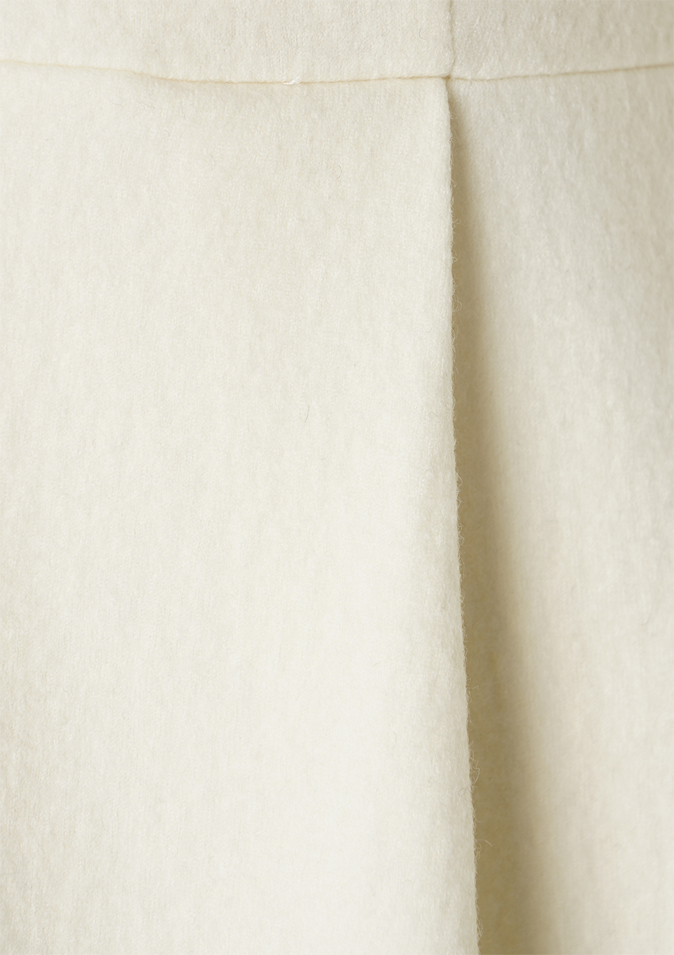 WOOL TUCK DRESS