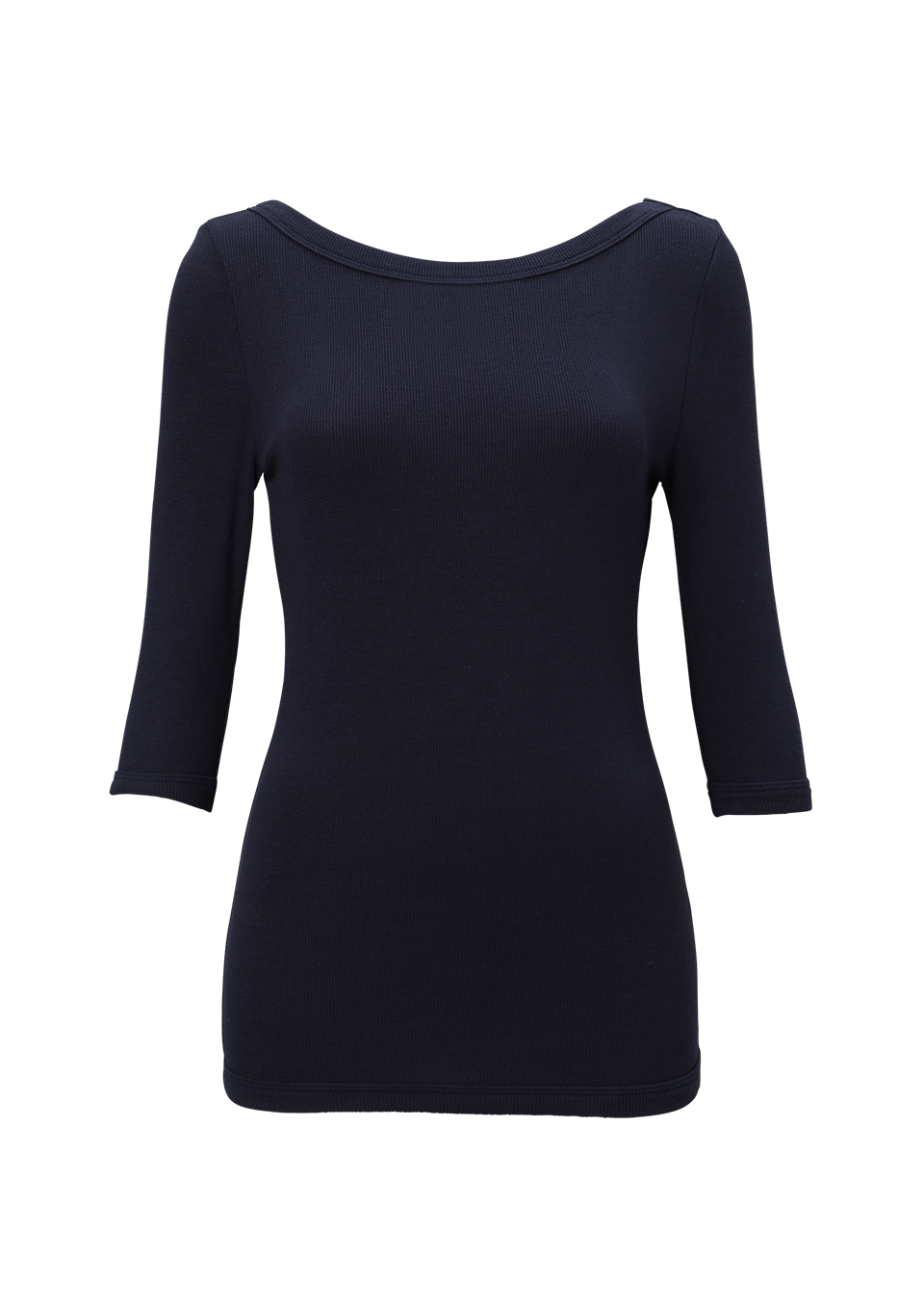 HALF SLEEVE RIB TEE