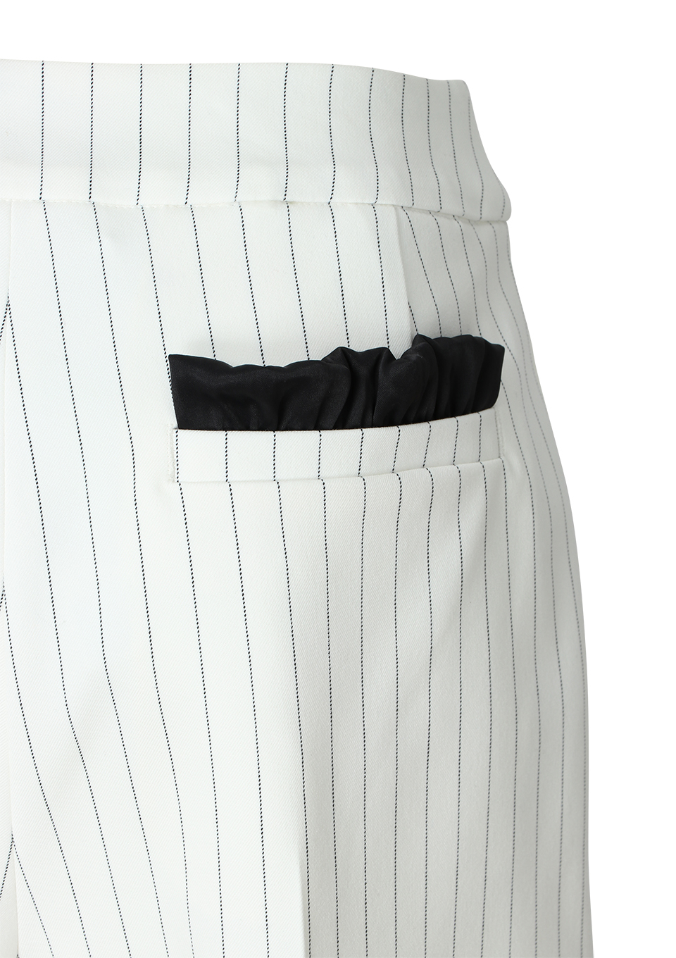 BORDERS at BALCONY】TAPERED TWILL PANTS