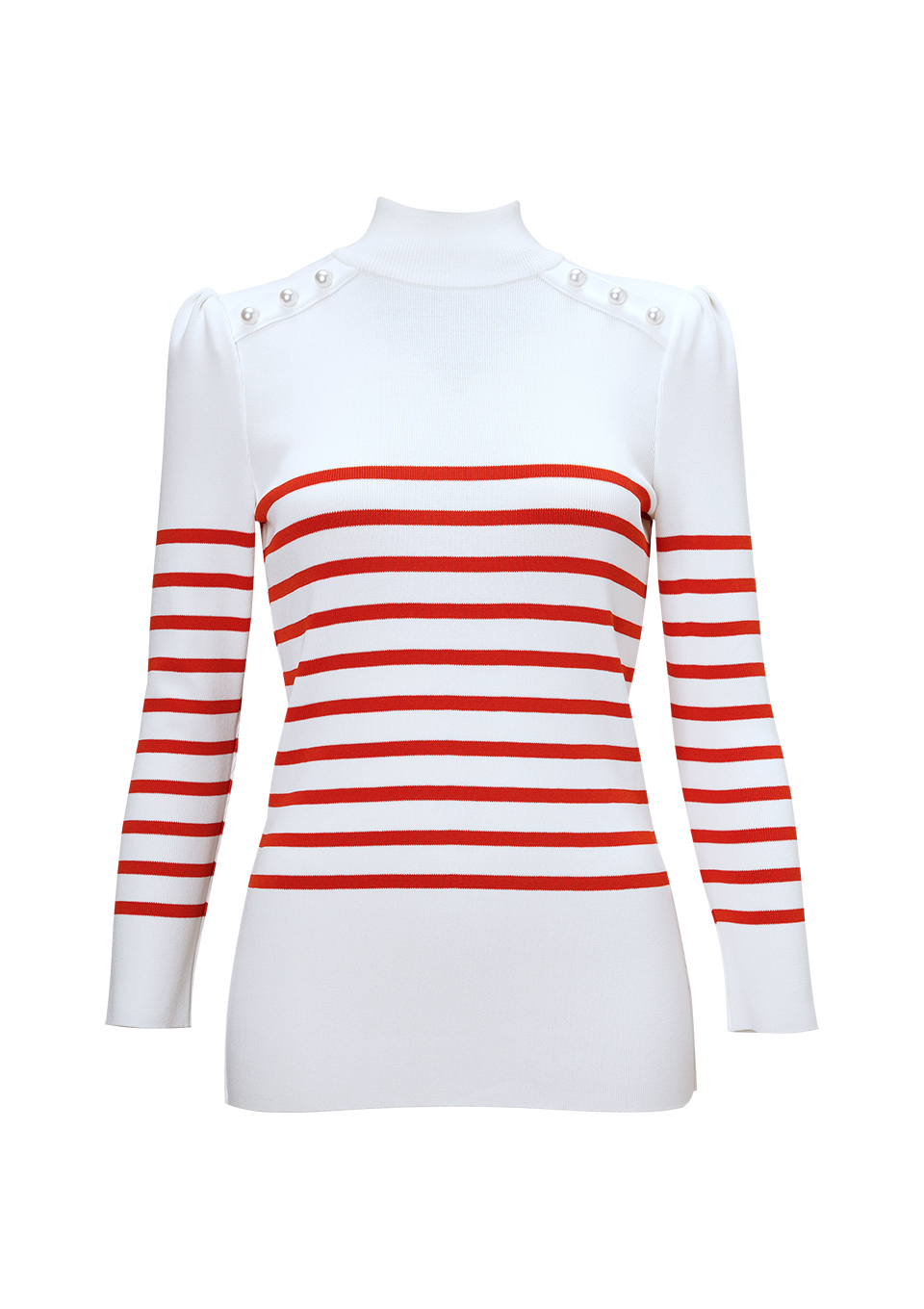 BORDER PEARL TOP
