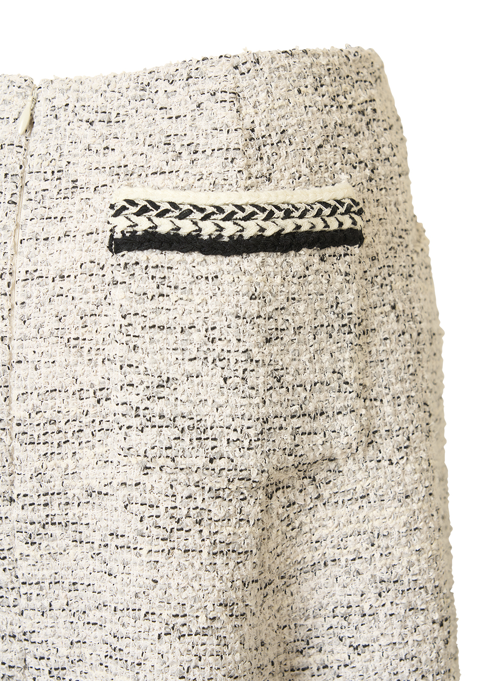TWEED TUCK SKIRT