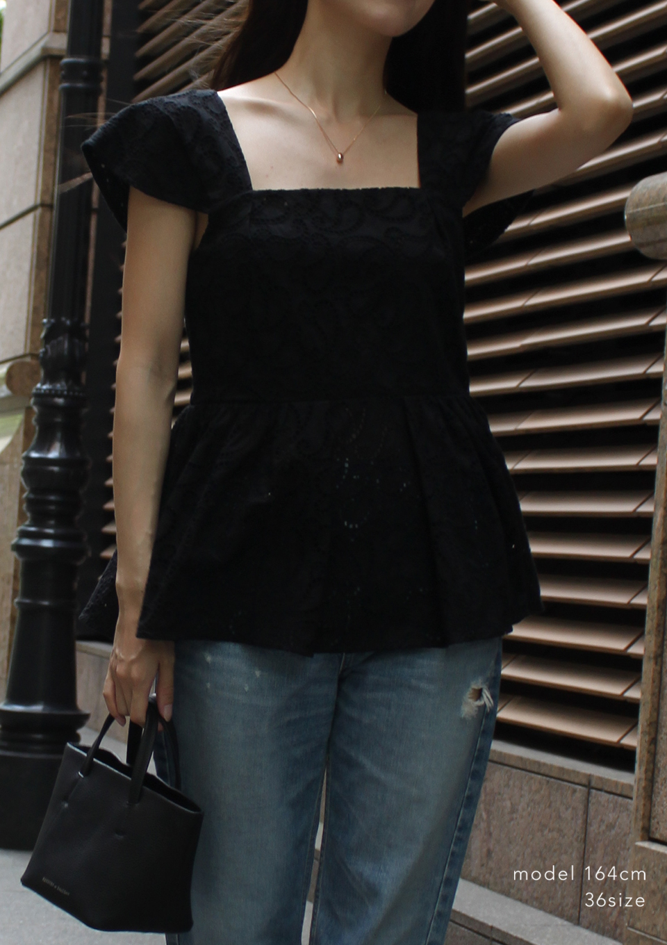 COTTON LACE TOP