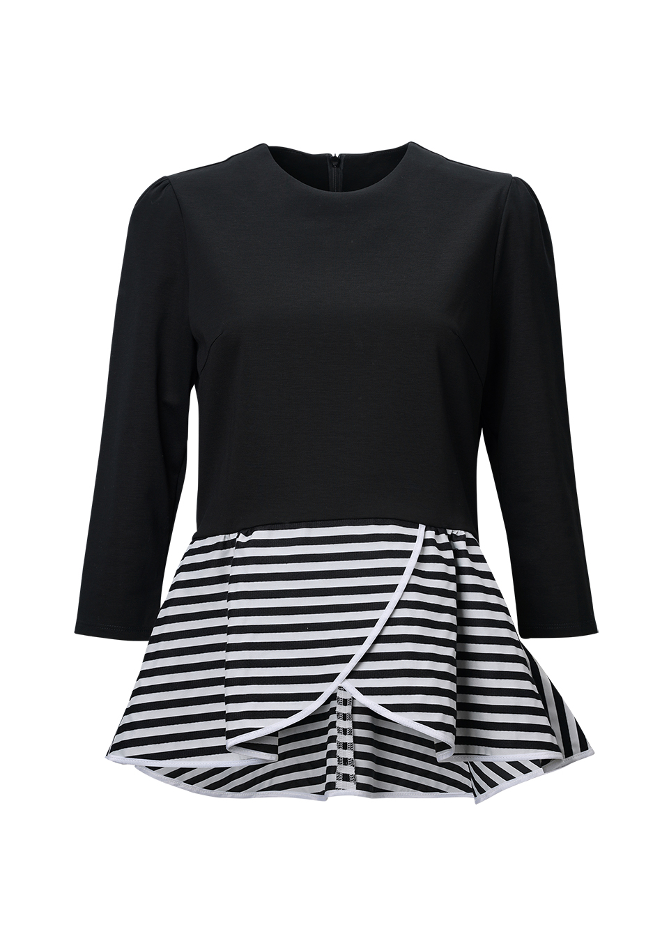 PEPLUM TEE 3/4