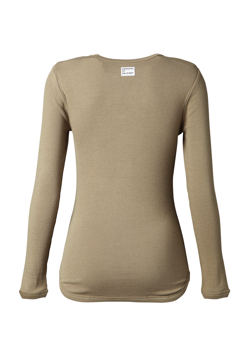LONG SLEEVE RIB TEE