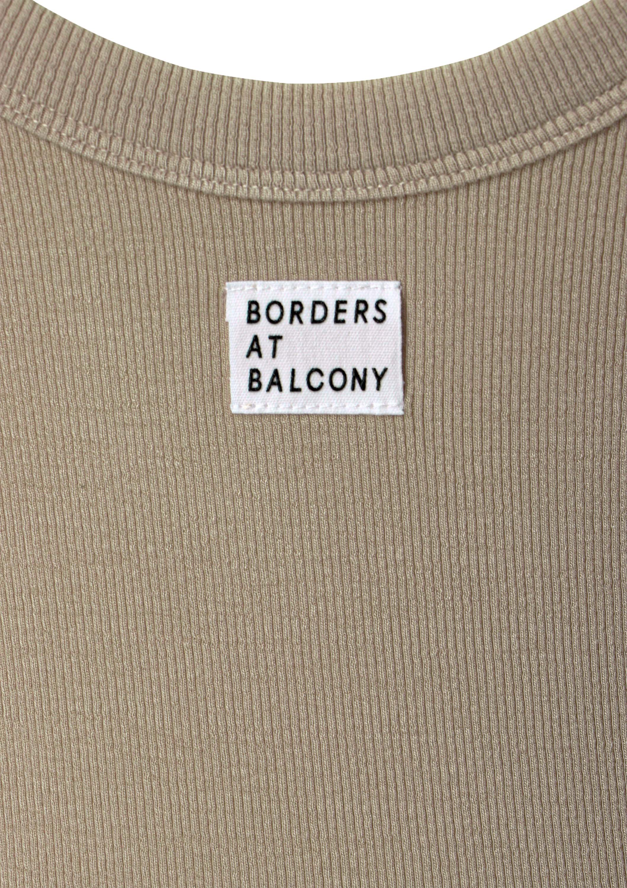 HALF SLEEVE RIB TEE