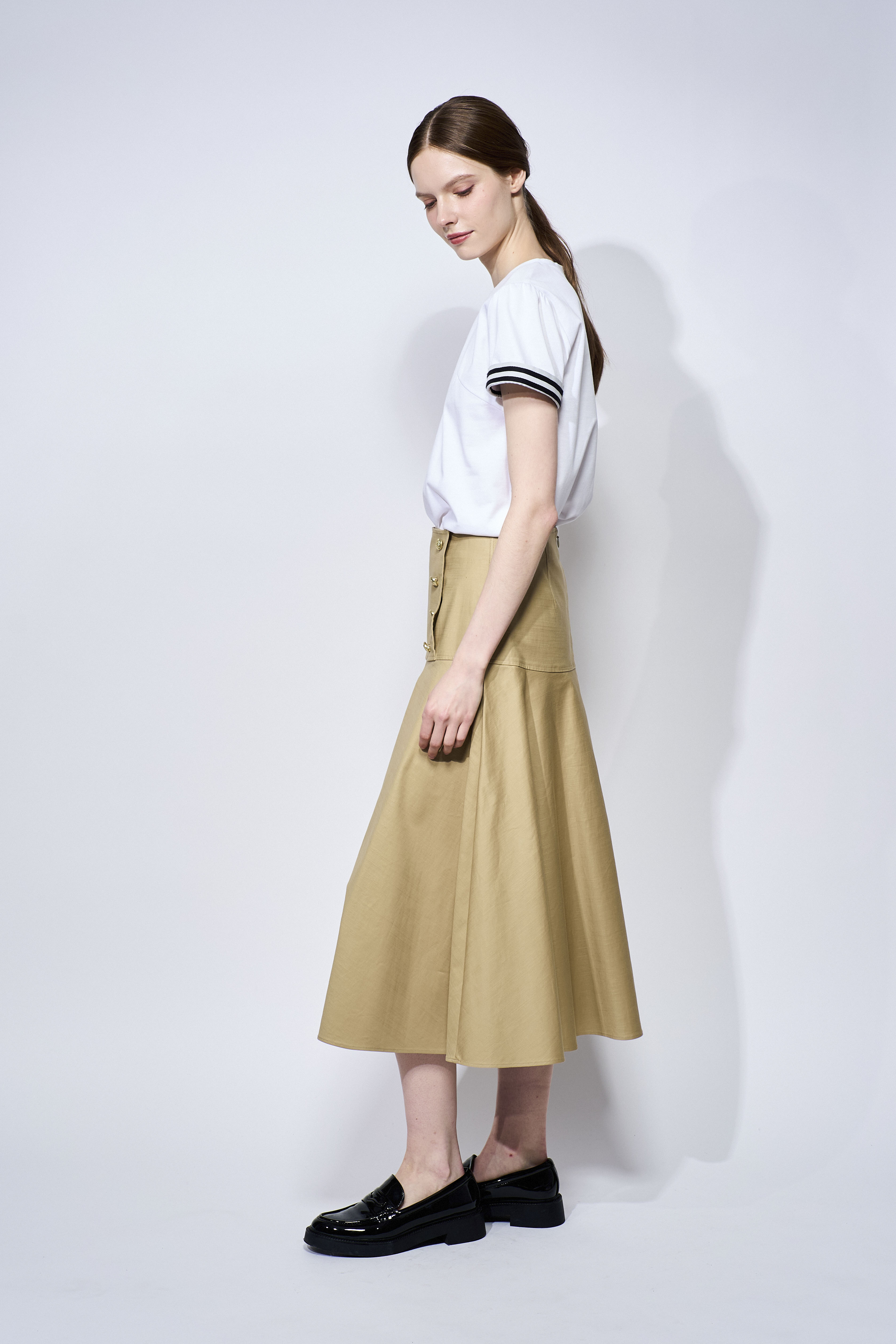 BORDER CUFF TEE