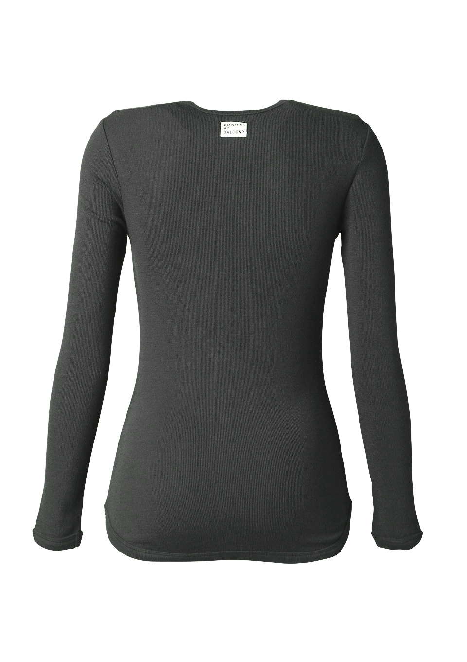 LONG SLEEVE RIB TEE