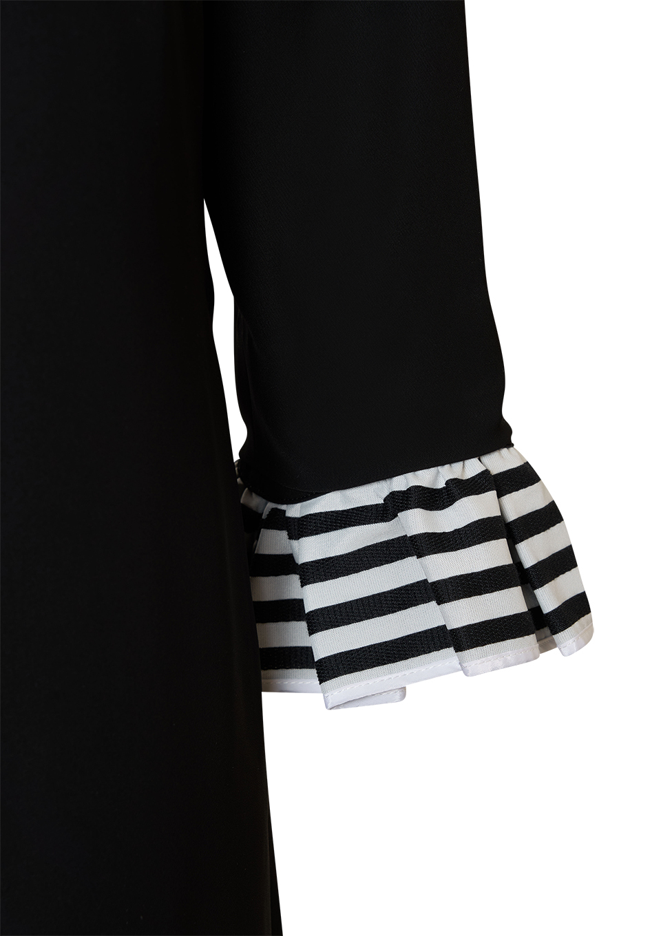 RUFFLE SLEEVES DRESS