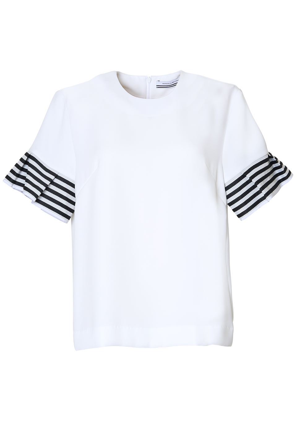 FLARE SLEEVES TWILL BLOUSE