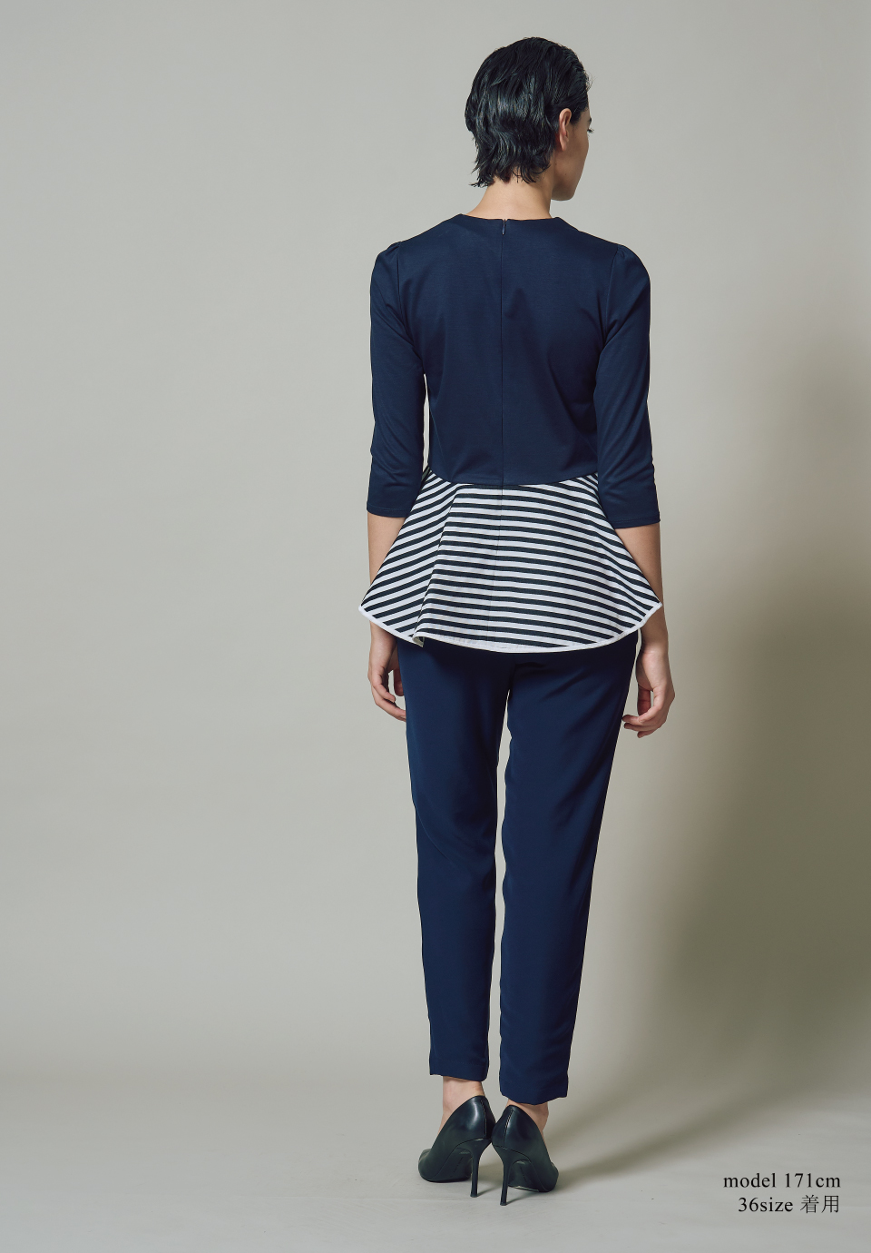 PEPLUM TEE 3/4