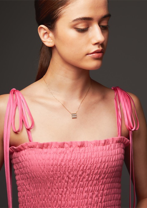【xUyeda jeweller】BORDER NECKLACE