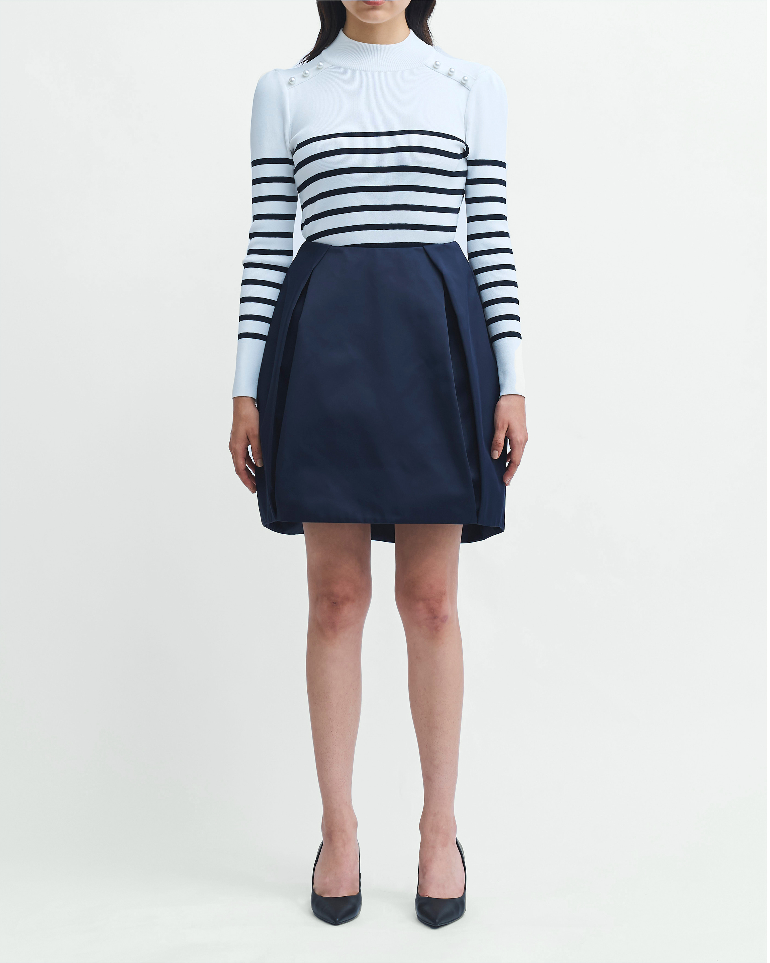 BORDER PEARL TOP