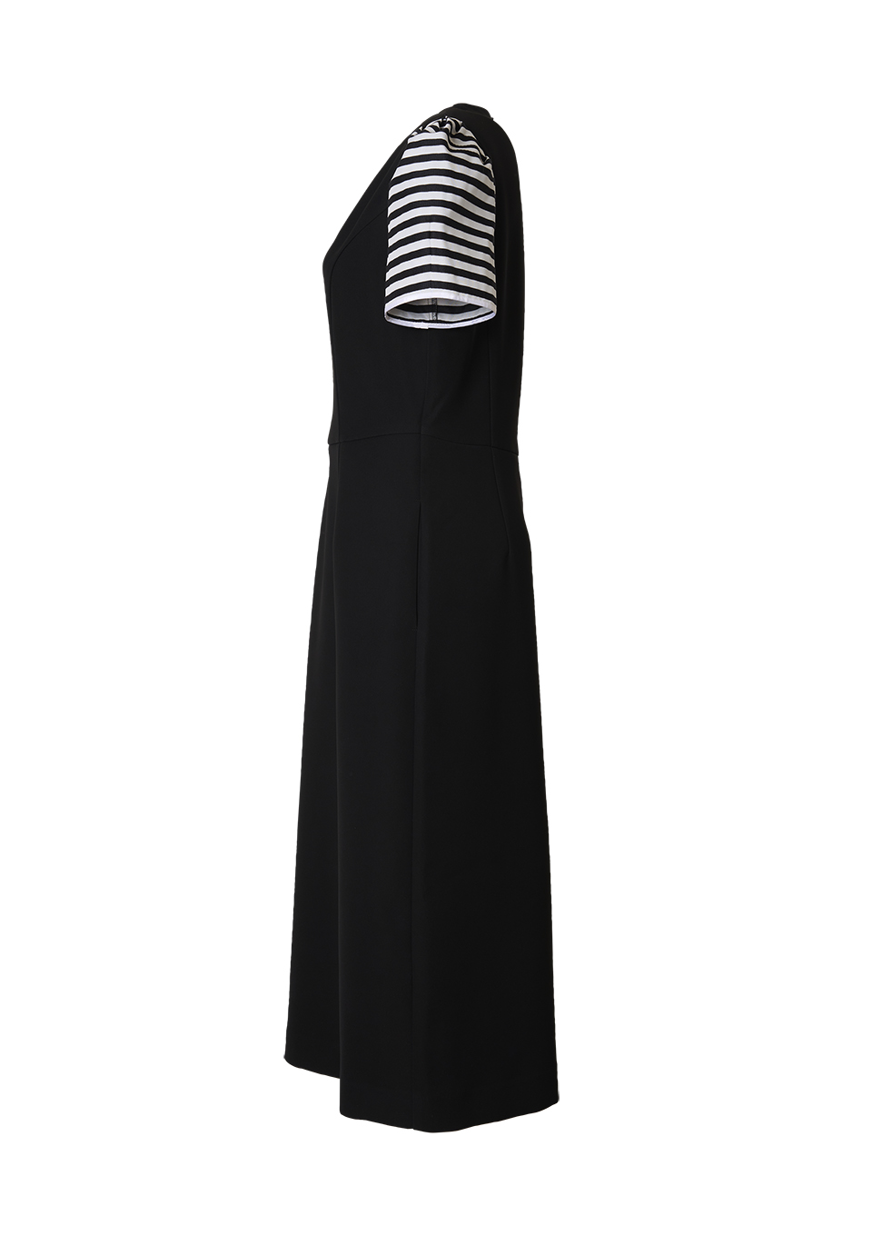 BORDER SLEEVES DRESS